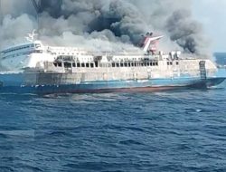 KMP Mutiara Sentosa II Terbakar di Laut Madura, Lima Tewas dan Puluhan Penumpang Masih Dicari