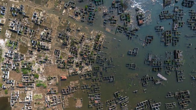 Kemarau Singkap Jejak Kampung Tenggelam Di Bendungan Karian 1784898867366 169