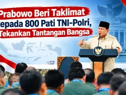Prabowo Beri Taklimat kepada 800 Pati TNI-Polri, Tekankan Tantangan Bangsa