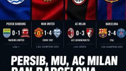 Persib, MU, AC Milan, dan Barcelona Kompak Tumbang